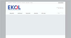 Desktop Screenshot of ekol.com.tr