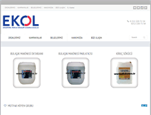 Tablet Screenshot of ekol.com.tr